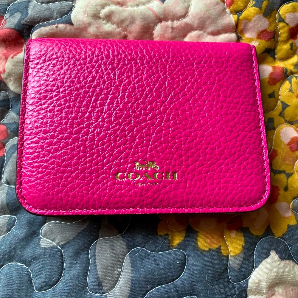Pink Coach wallet